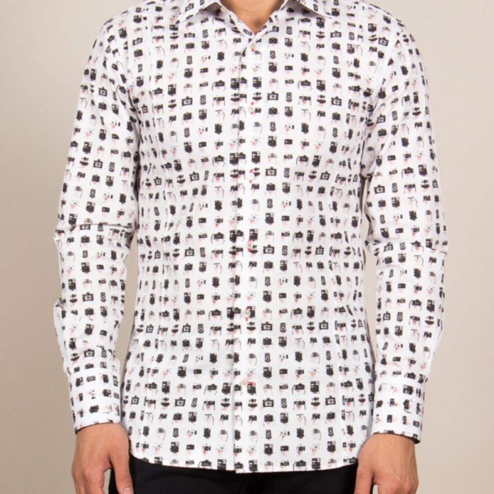 New men’s Coton Doux button-down from Paris